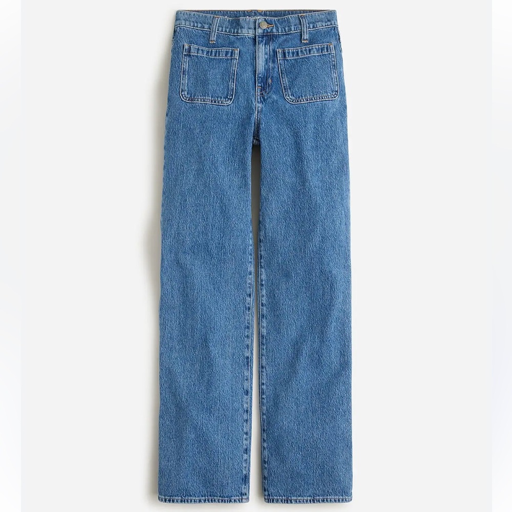 JCrew Mariner Wide Leg Jeans